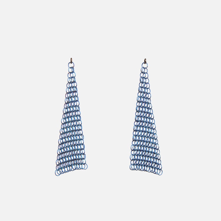 Boucles d'oreille B Triangle