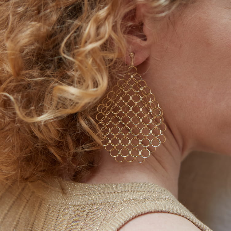 Earrings T1 for clip