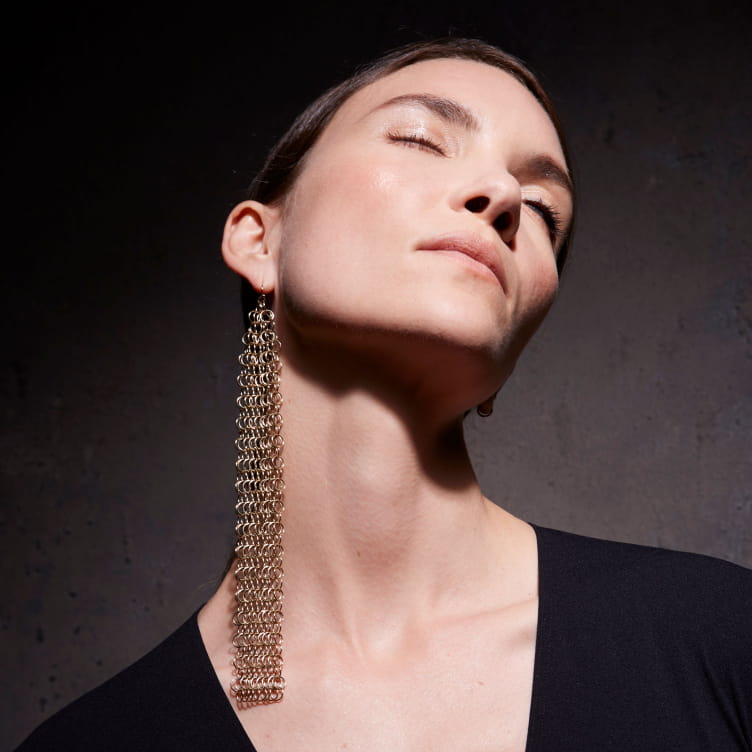 Boucle d'oreille Extra longue