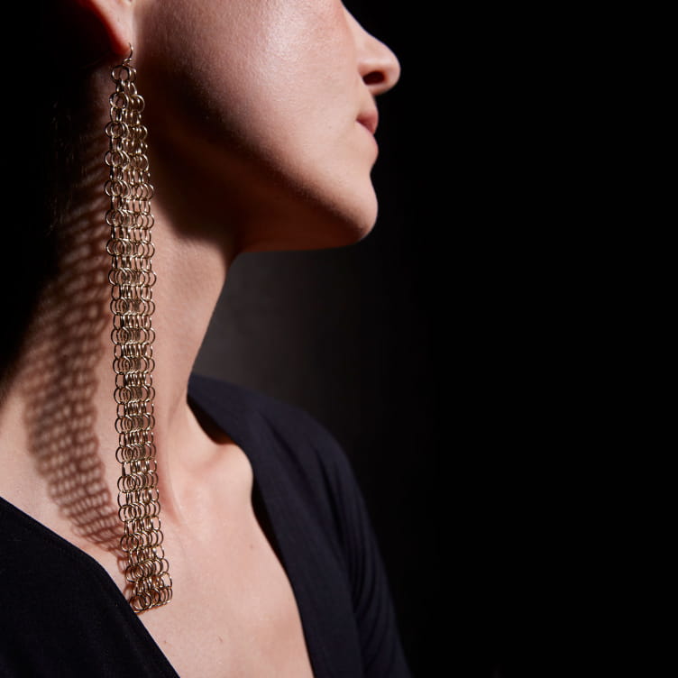 Boucle d'oreille Extra longue