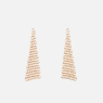 B triangle earrings 